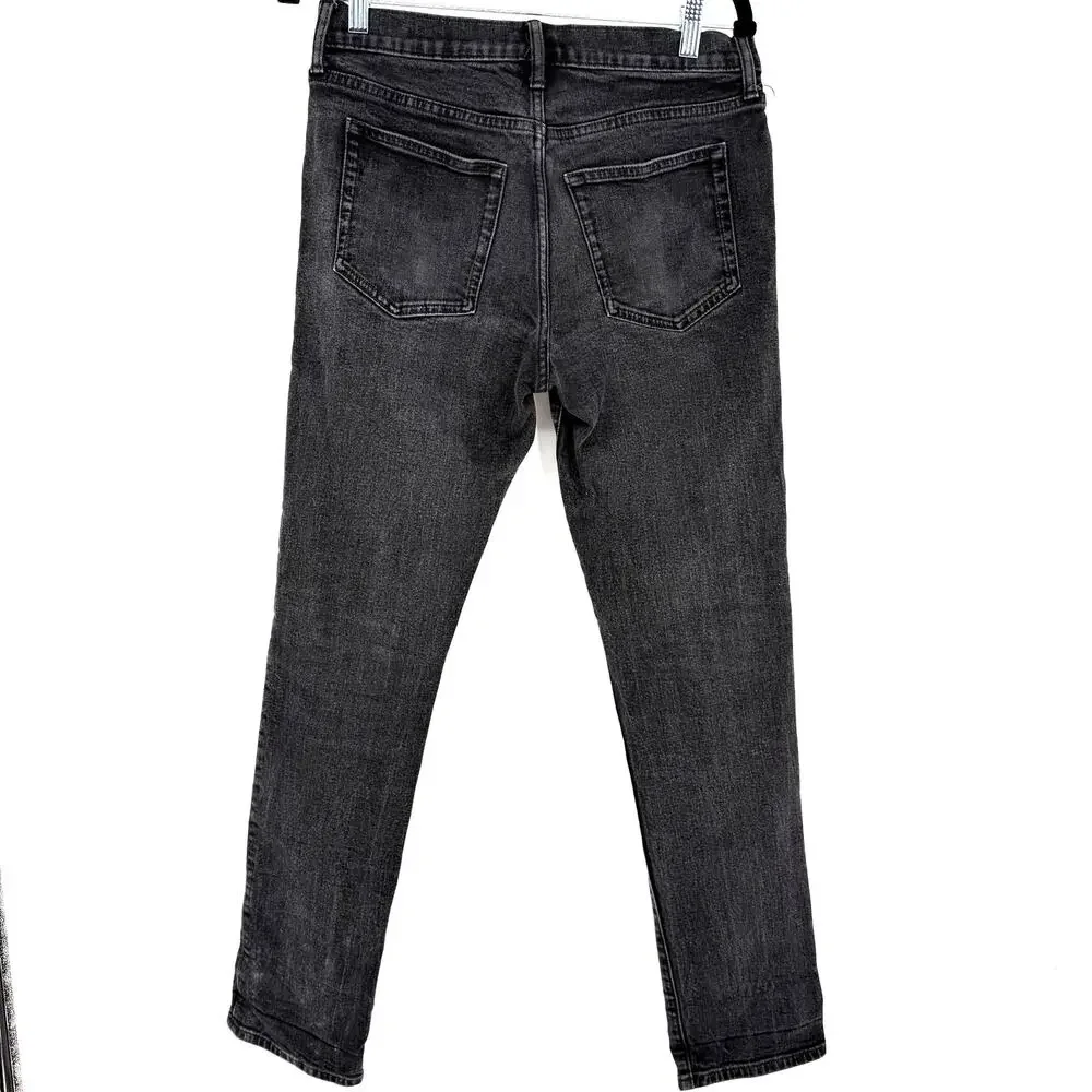 J.Crew Factory Straight Fit Signature Flex Jeans Men's 30x32 Black Stretch